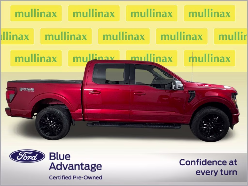 2025 Rapid Red Metallic Tinted Clearcoat Ford F-150 XLT 4X4 Truck