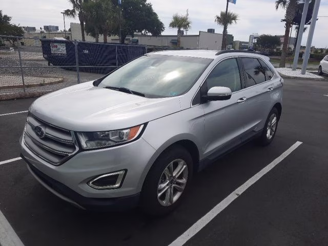 2018 Ingot Silver Ford Edge SEL FWD SUV