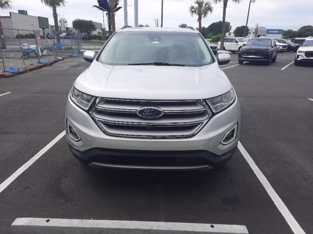 2018 Ingot Silver Ford Edge SEL FWD SUV