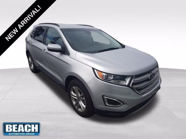 2018 Ingot Silver Ford Edge SEL FWD SUV