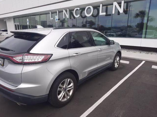 2018 Ingot Silver Ford Edge SEL FWD SUV