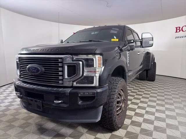 2020 Black Metallic Ford Super Duty F-350 DRW Platinum 4X4 Truck