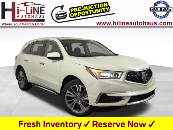 2018 White Acura MDX 3.5L AWD SUV
