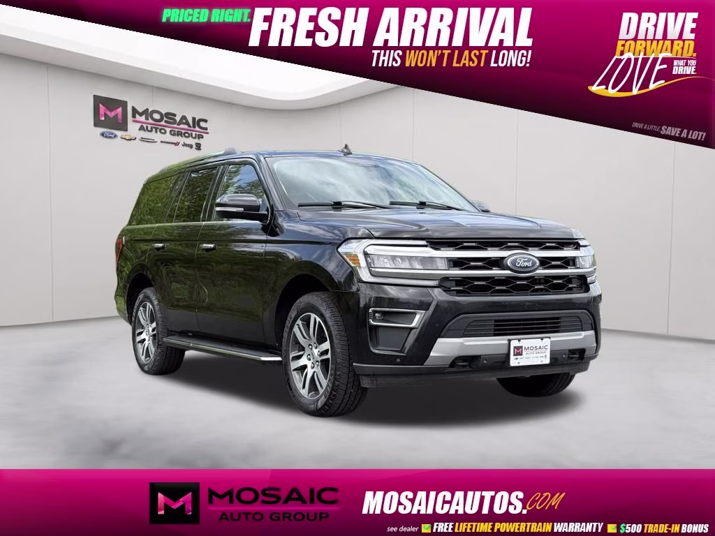 2022 Black Metallic Ford Expedition Limited 4X4 SUV