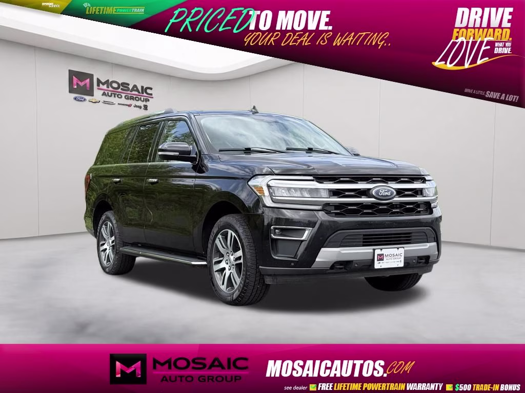 2022 Black Metallic Ford Expedition Limited 4X4 SUV