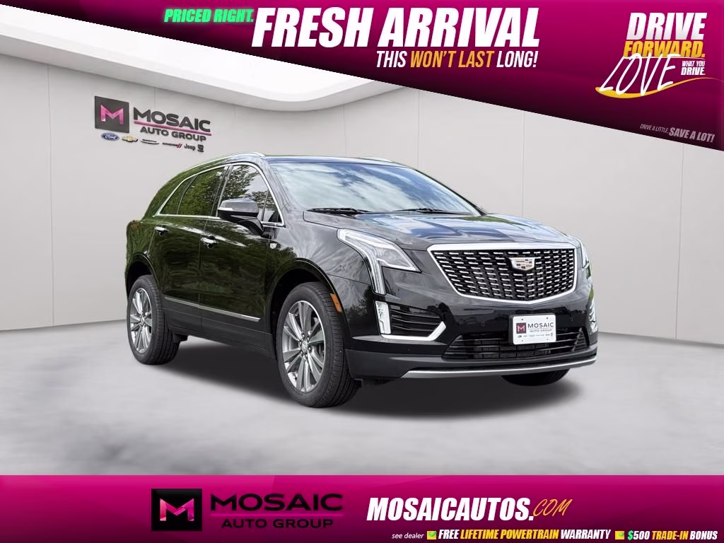 2021 Stellar Black Metallic Cadillac XT5 Premium Luxury AWD SUV