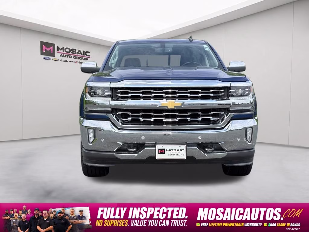 2017 Deep Ocean Blue Metallic Chevrolet Silverado 1500 LTZ 4X4 Truck