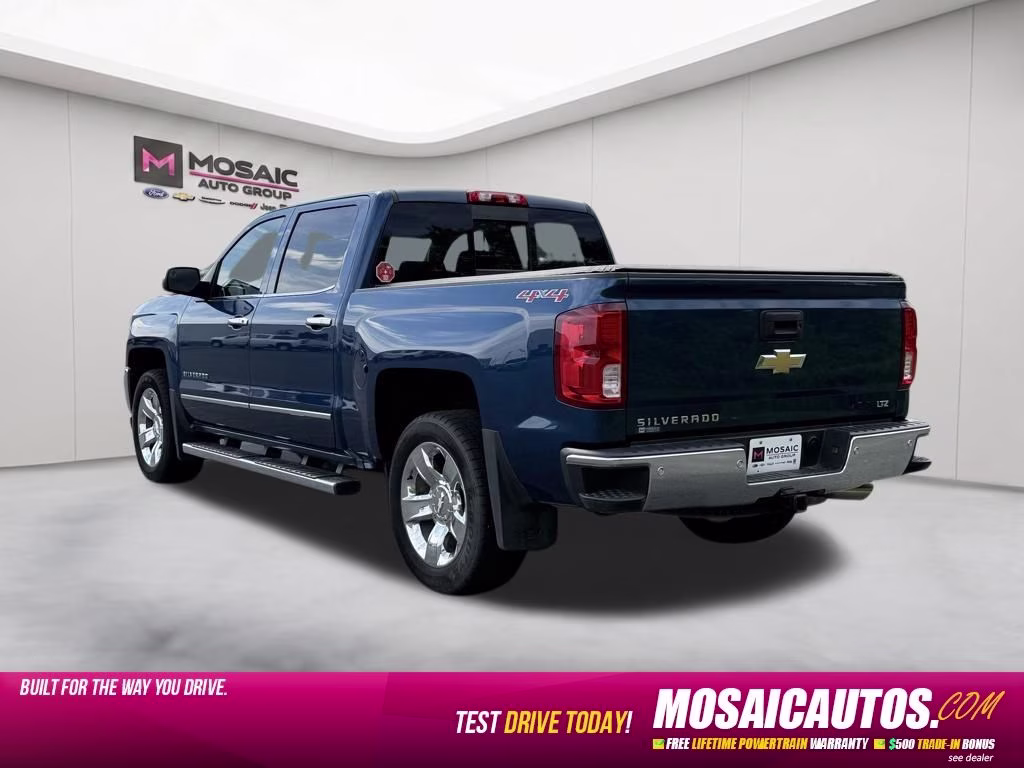 2017 Deep Ocean Blue Metallic Chevrolet Silverado 1500 LTZ 4X4 Truck