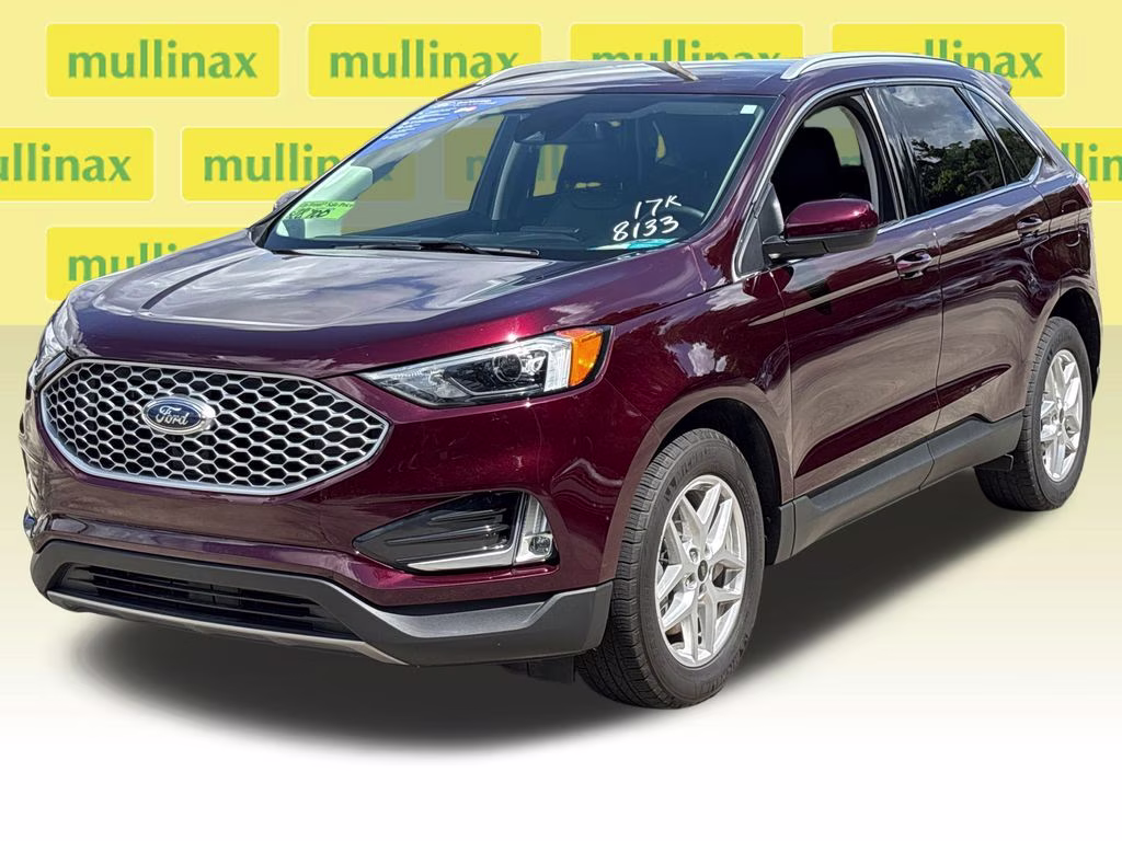 2024 Burgundy Velvet Metallic Tinted Clearcoat Ford Edge SEL AWD SUV