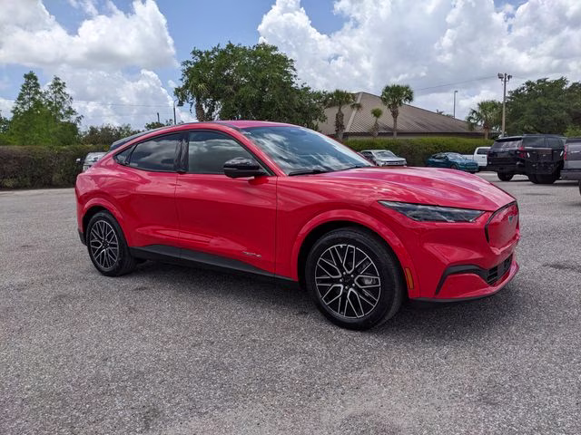 2026 Race Red Ford Mustang Mach-E Premium AWD SUV