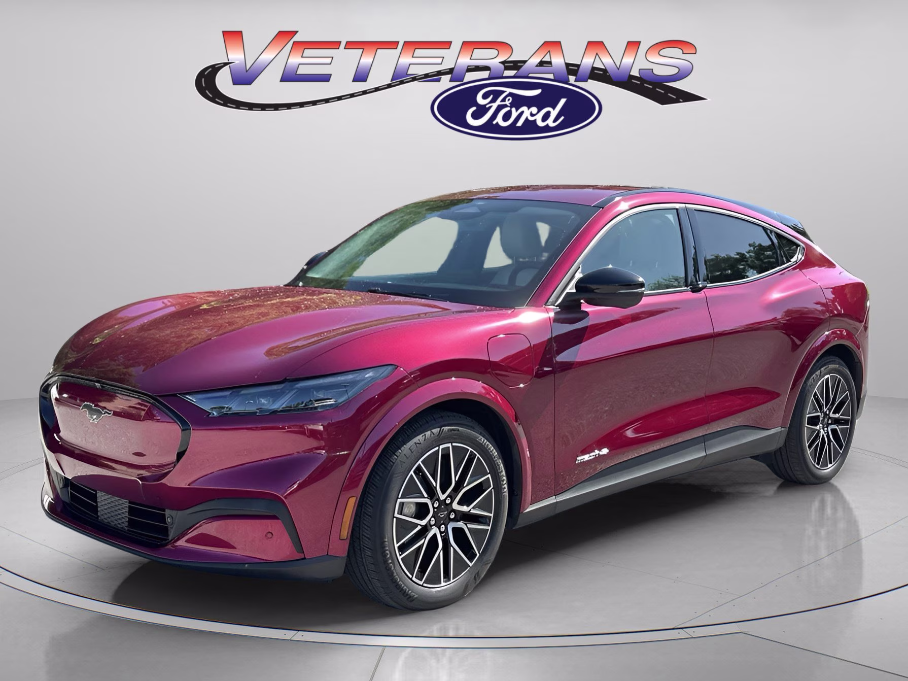 2025 Molten Magenta Metallic Tinted Clearcoat Ford Mustang Mach-E Premium AWD SUV