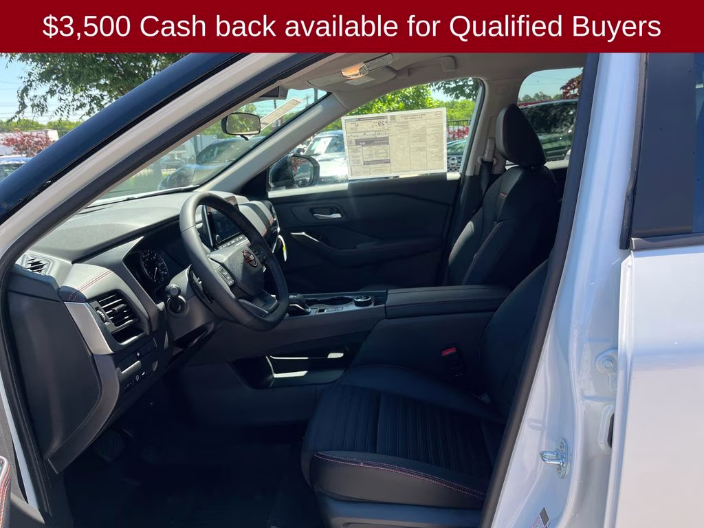 2026 Everest White Pearl Tricoat Nissan Rogue Rock Creek AWD SUV