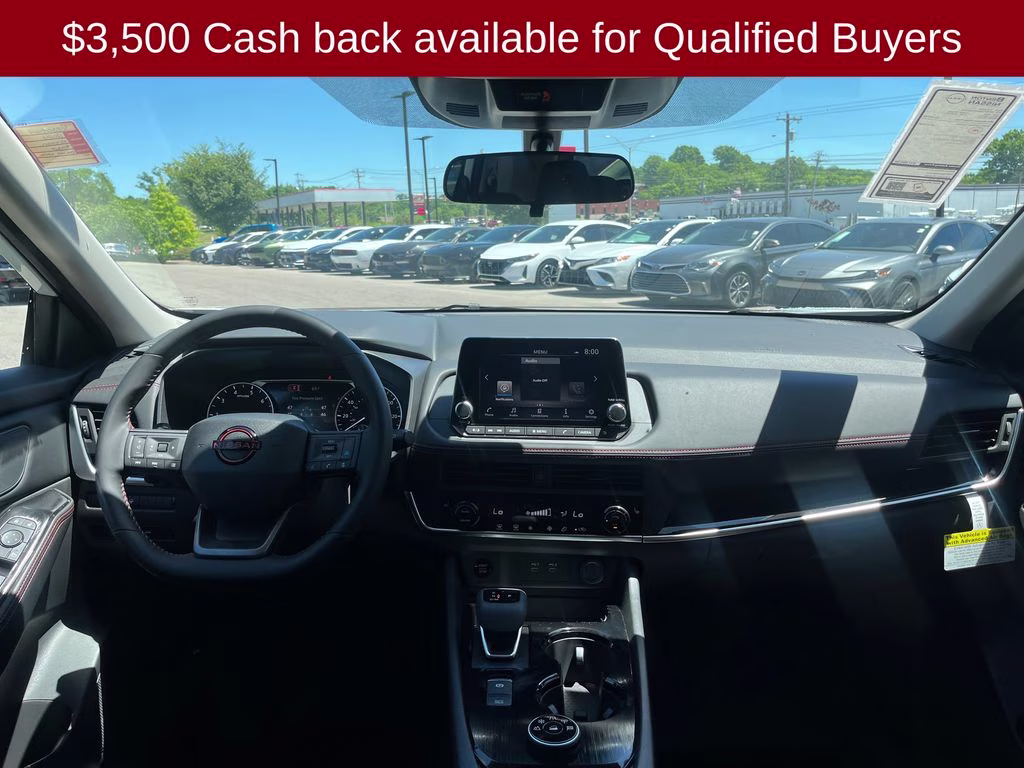 2026 Everest White Pearl Tricoat Nissan Rogue Rock Creek AWD SUV