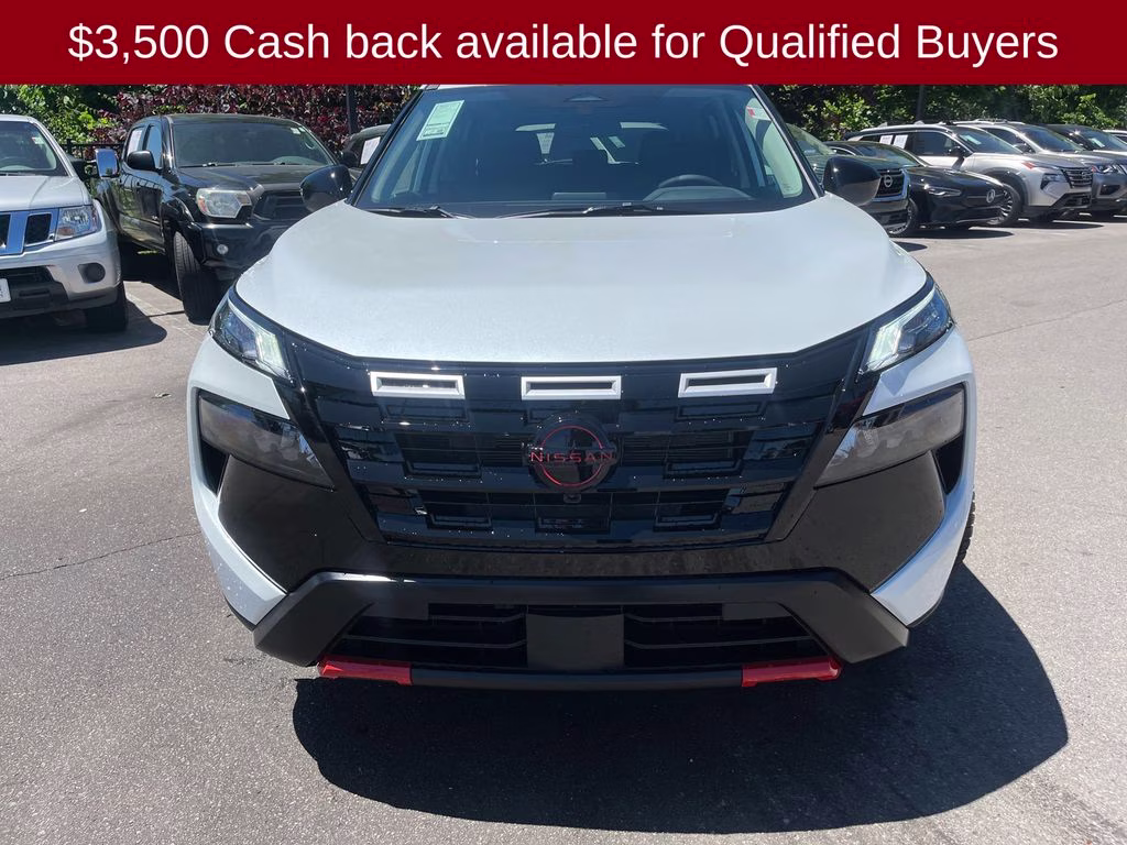 2026 Everest White Pearl Tricoat Nissan Rogue Rock Creek AWD SUV