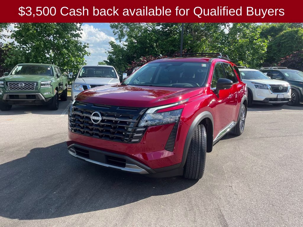2026 Scarlet Ember Tintcoat Nissan Pathfinder Platinum 4X4 SUV