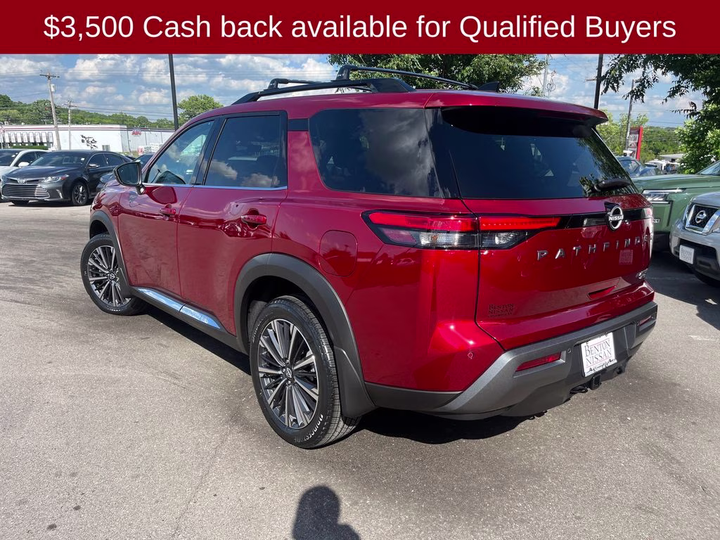 2026 Scarlet Ember Tintcoat Nissan Pathfinder Platinum 4X4 SUV