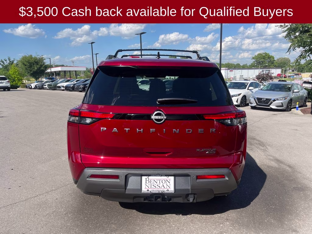 2026 Scarlet Ember Tintcoat Nissan Pathfinder Platinum 4X4 SUV