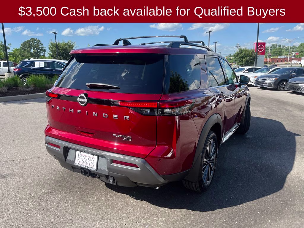 2026 Scarlet Ember Tintcoat Nissan Pathfinder Platinum 4X4 SUV