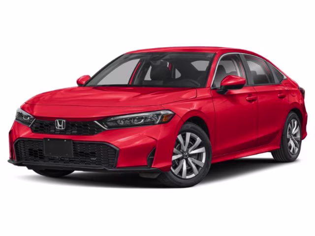 2026 Rallye Red Honda Civic LX FWD Sedan