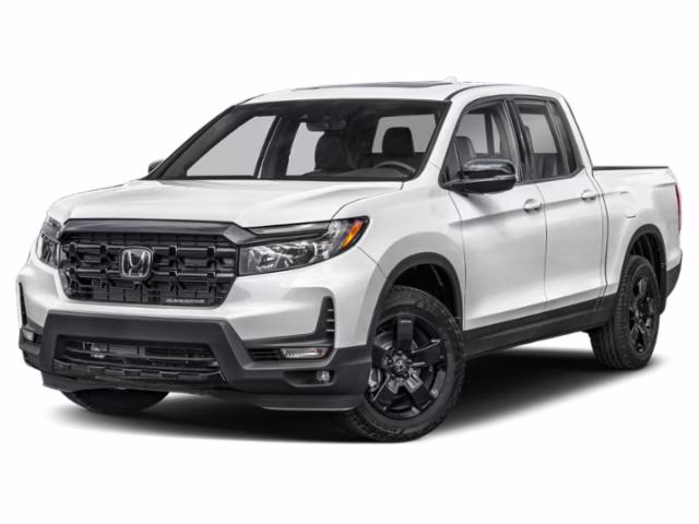 2026 Platinum White Pearl Honda Ridgeline Black Edition AWD Truck