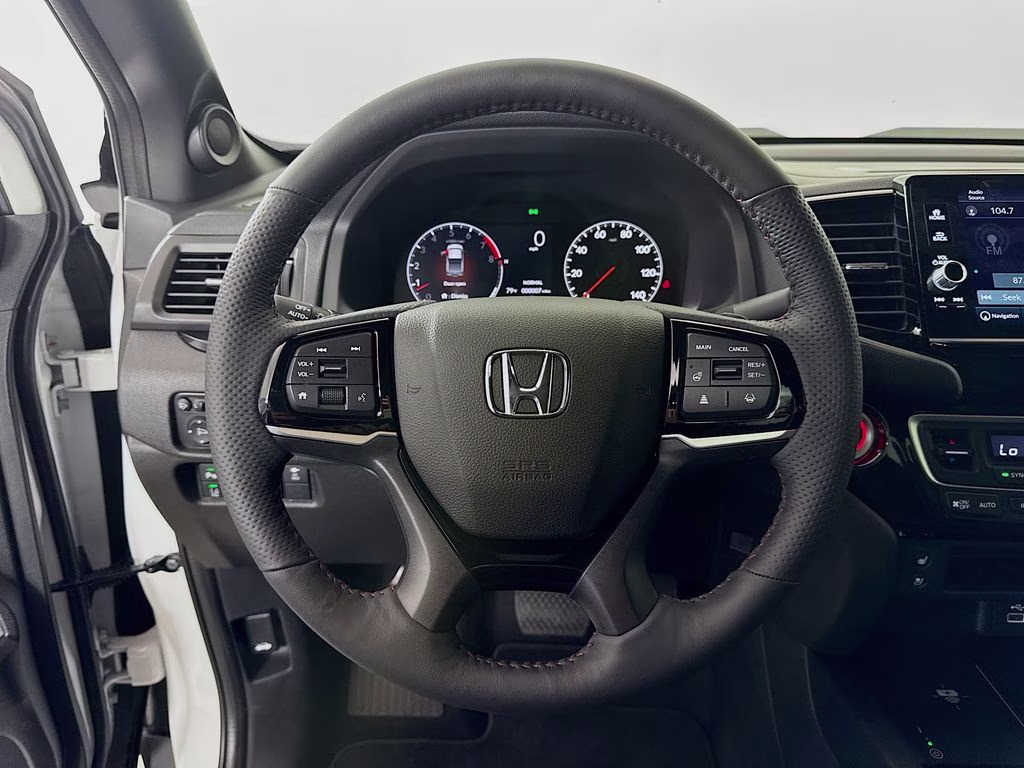 2026 Platinum White Pearl Honda Ridgeline Black Edition AWD Truck
