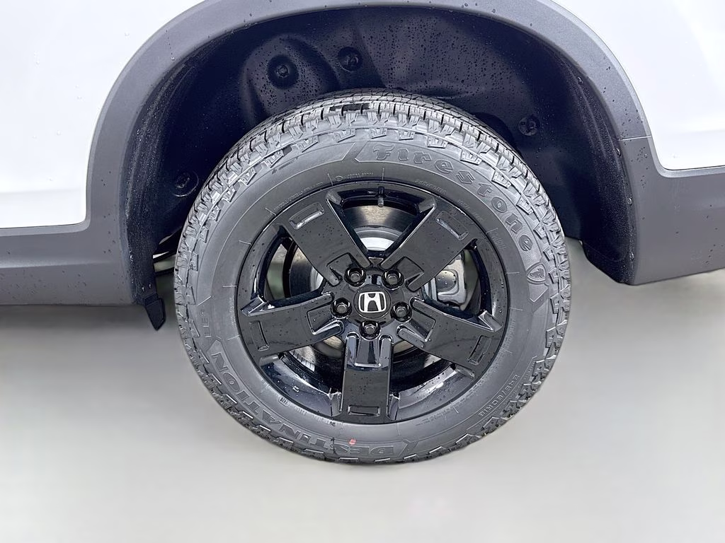 2026 Platinum White Pearl Honda Ridgeline Black Edition AWD Truck