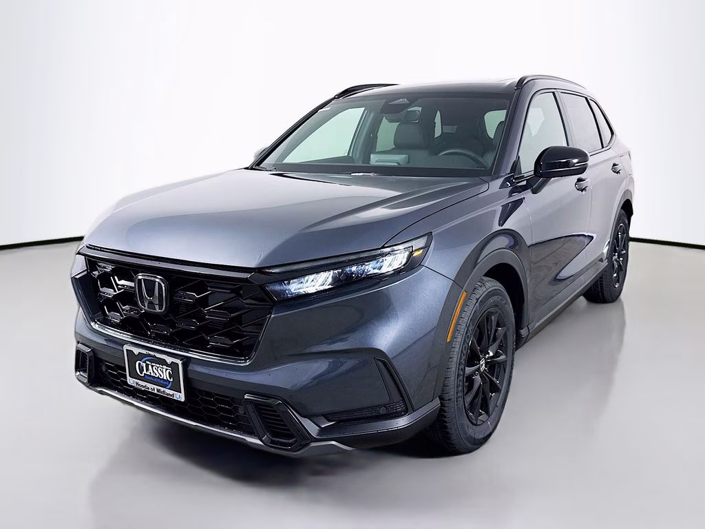 2026 Meteorite Gray Metallic Honda CR-V Hybrid Sport-L FWD SUV