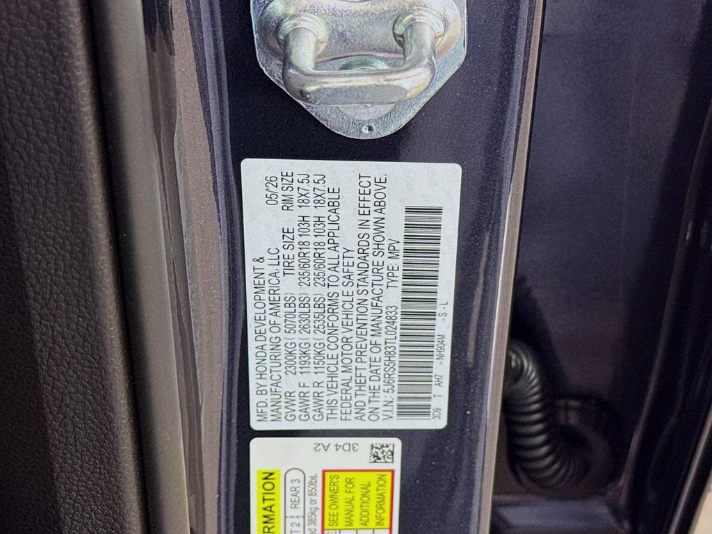 2026 Meteorite Gray Metallic Honda CR-V Hybrid Sport-L FWD SUV