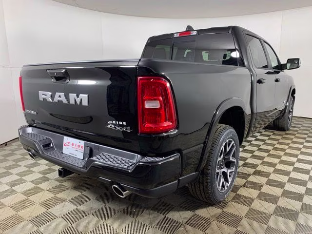 2026 Diamond Black Crystal Pearlcoat Ram 1500 Laramie 4X4 Truck