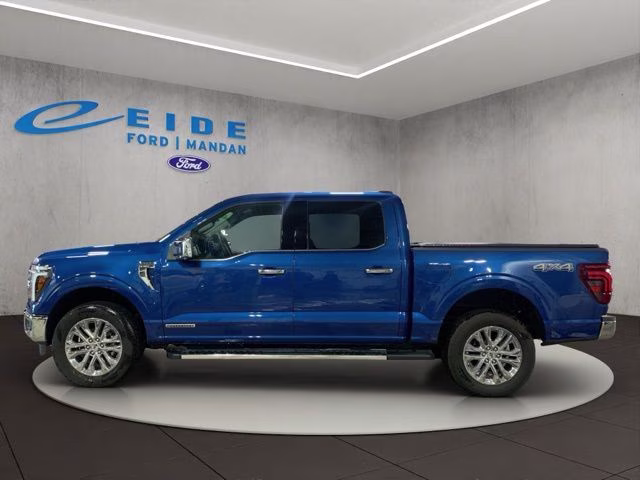 2025 Blue Metallic Ford F-150 Lariat 4X4 Truck