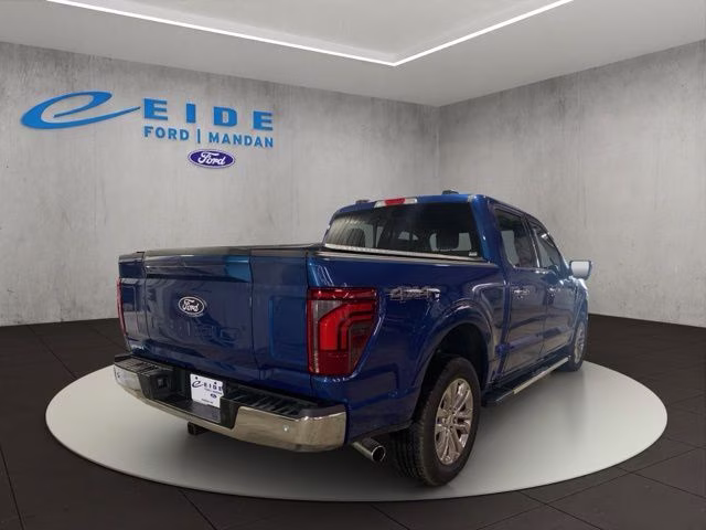 2025 Blue Metallic Ford F-150 Lariat 4X4 Truck
