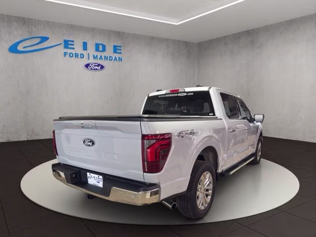 2025 White Metallic Ford F-150 Lariat 4X4 Truck