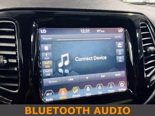 2019 Diamond Black Crystal Pearlcoat Jeep Compass Altitude FWD SUV