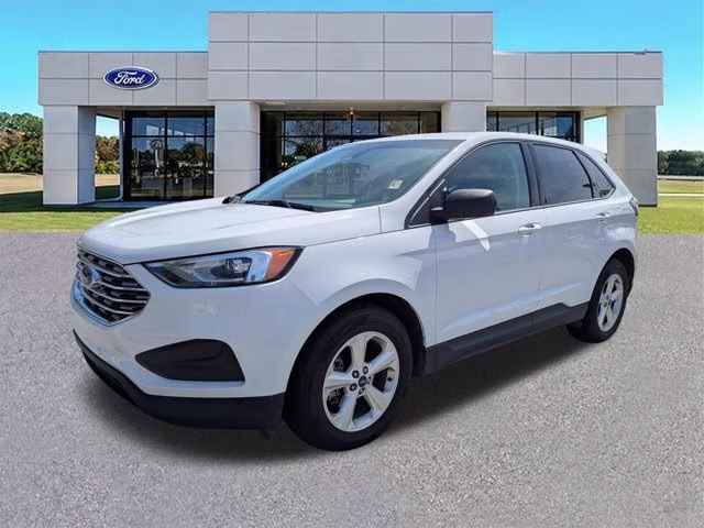 2019 Oxford White Ford Edge SE FWD SUV