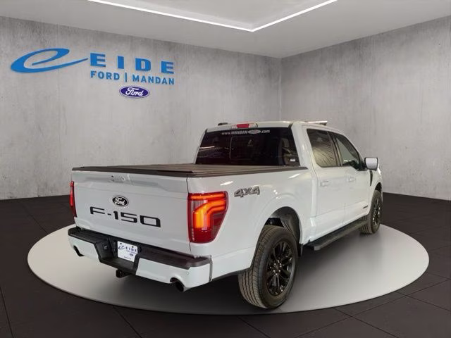 2025 White Metallic Ford F-150 Lariat 4X4 Truck