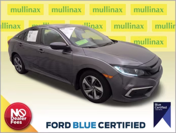 2019 Gray Honda Civic LX FWD Sedan