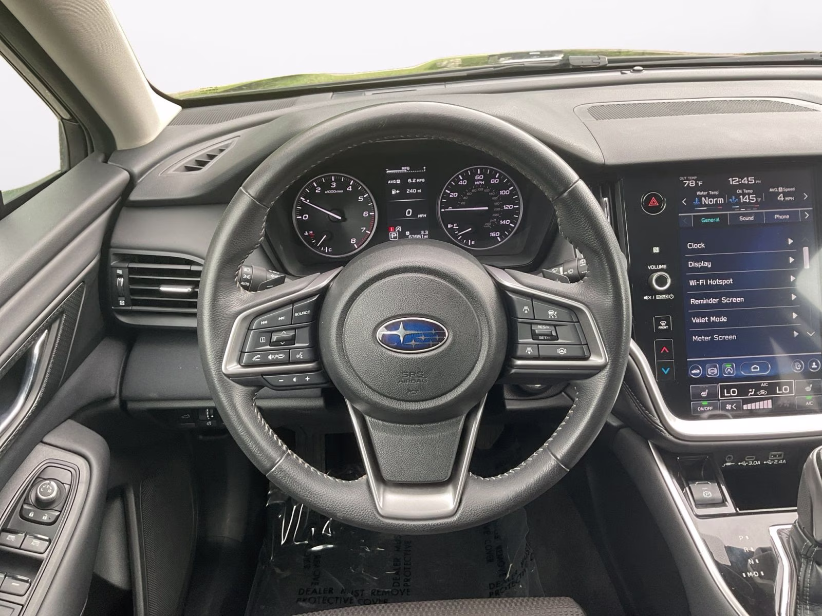 2023 Crystal Black Silica Subaru Outback Premium AWD SUV