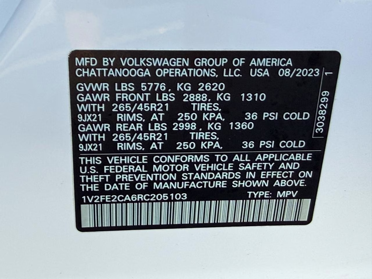 2024 Opal White Pearl Volkswagen Atlas Cross Sport 2.0T SEL Premium R-Line AWD SUV