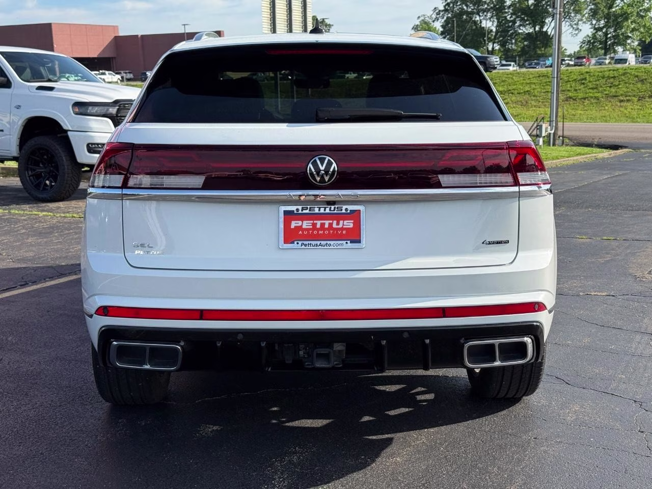 2024 Opal White Pearl Volkswagen Atlas Cross Sport 2.0T SEL Premium R-Line AWD SUV