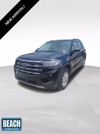2025 Black Metallic Ford Explorer Active RWD SUV