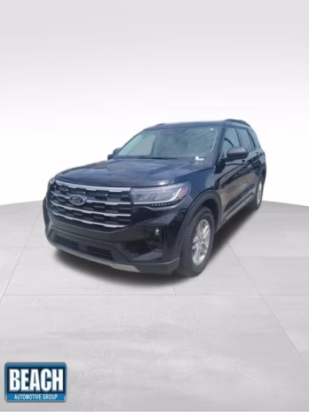 2025 Black Metallic Ford Explorer Active RWD SUV
