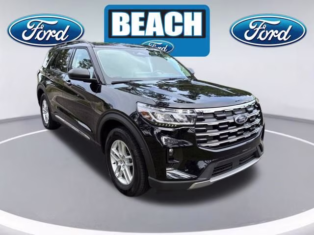2025 Black Metallic Ford Explorer Active RWD SUV