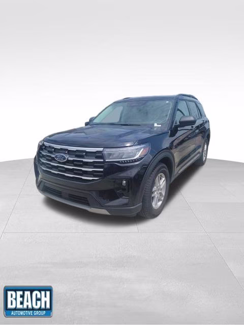 2025 Black Metallic Ford Explorer Active RWD SUV
