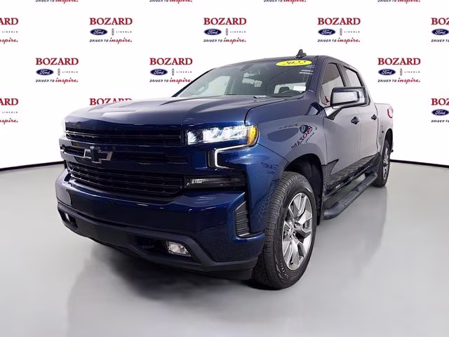 2022 Blue Metallic Chevrolet Silverado 1500 LTD RST 4X4 Truck