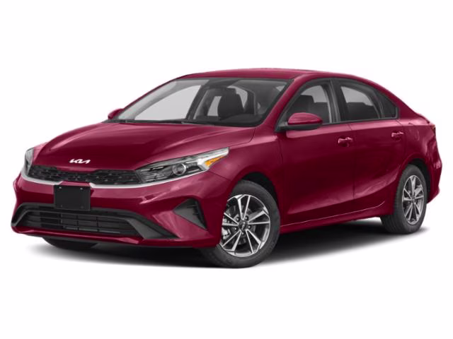 2024 Currant Red Kia Forte LXS FWD Sedan