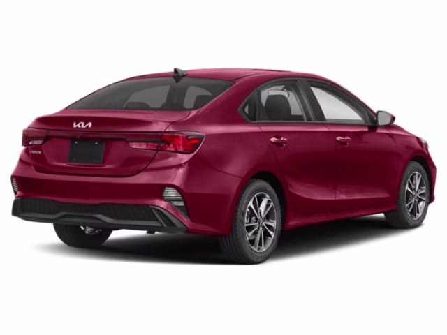 2024 Currant Red Kia Forte LXS FWD Sedan