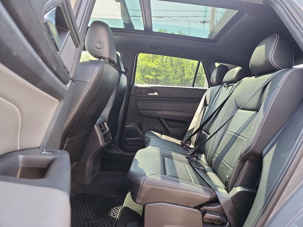 2023 Pure Gray Volkswagen Atlas Cross Sport 2.0T SEL R-Line Black AWD SUV