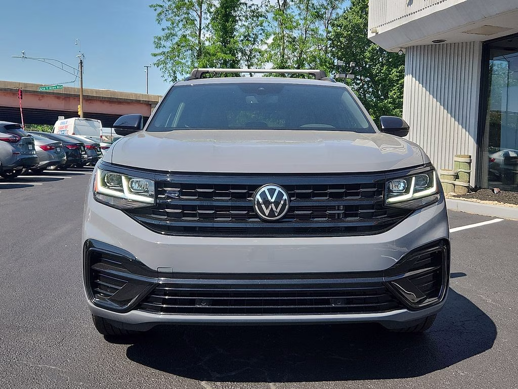 2023 Pure Gray Volkswagen Atlas Cross Sport 2.0T SEL R-Line Black AWD SUV