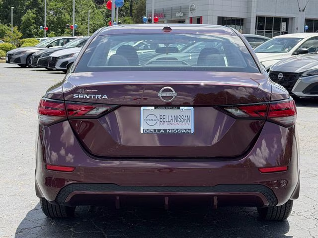2025 Rosewood Metallic Nissan Sentra SV FWD Sedan