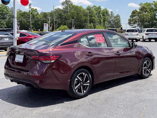 2025 Rosewood Metallic Nissan Sentra SV FWD Sedan
